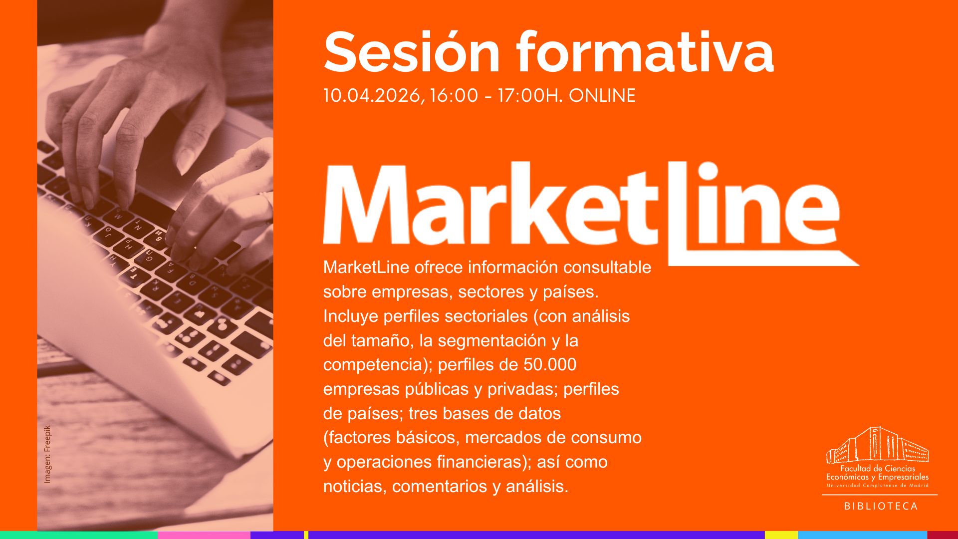 Sesión formativa en Marketline, 10 abr
